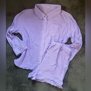 Amazon Lavender Linen set.